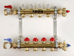 Radiant floor heating system components